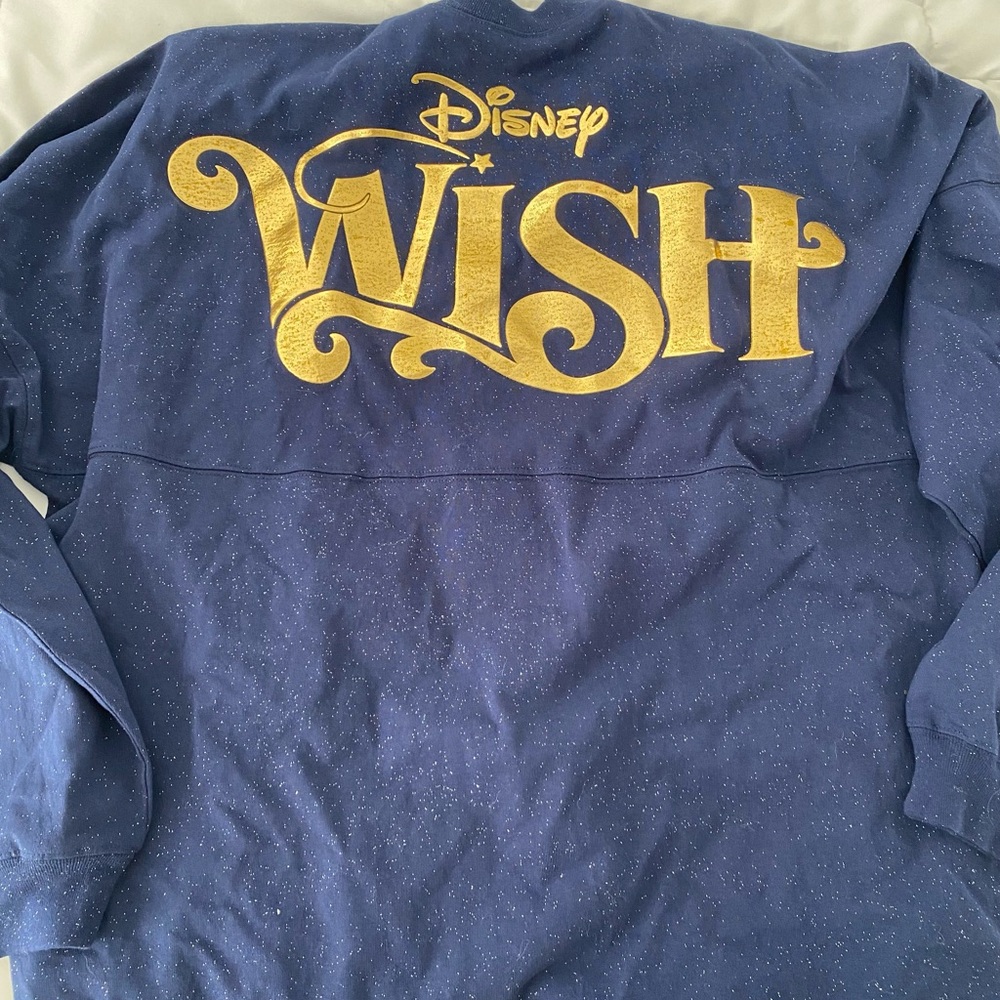 Disney Wish Cruiseline Blue and Gold Spirit Jersey
